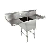 John Boos 1B18244-2D18 One Compartment Sink with Two 18" Drainboards - JB1B182442D18