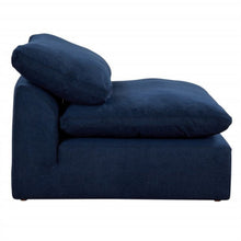 Sunset Trading Cloud Puff 4 Piece 132" Wide Slipcovered Modular Sectional Sofa with Ottoman - SU-1458-49-1C-2A-1O