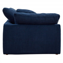 Sunset Trading Cloud Puff 4 Piece 132" Wide Slipcovered Modular Sectional Sofa with Ottoman - SU-1458-49-1C-2A-1O