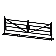 Chery Industrial [AS-IS] 20ft Farm Metal Driveway Gate with Diagonal Tubes - D_IF000054