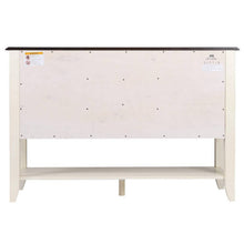 Sunset Trading Andrews Sideboard with Large Display Shelf - DLU-ADW1122-SB-AW