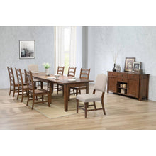 Sunset Trading Simply Brook 10 Piece 134" Rectangular Extendable Dining Set - DLU-BR134-C85AMSB10P