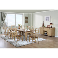 Sunset Trading Brook 12 Piece 134" Rectangular Extendable Dining Set | Sideboard | Seats 12 -  DLU-BR134-PW12PC