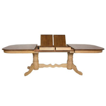 Sunset Trading Brook 96" Oval Double Pedestal Extendable Dining Table | Seats 10 -  DLU-BR4296-PW