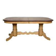 Sunset Trading Brook 96" Oval Double Pedestal Extendable Dining Table | Seats 10 -  DLU-BR4296-PW