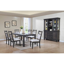 Sunset Trading Shades of Gray 9 Piece 82" Rectangular Extendable Dining Set - DLU-EL9282-C90-BH9PC