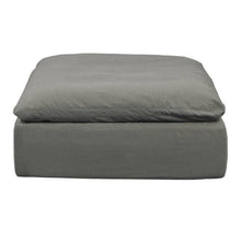 Sunset Trading Cloud Puff 4 Piece 132" Wide Slipcovered Modular Sectional Sofa with Ottoman - SU-1458-94-1C-2A-1O