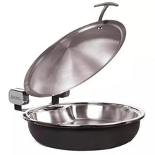 Spring USA 2382-88/36 Titanium Seasons Induction Sauteuse Chafing Dish w/ Black Pearl Accents - SP23828836