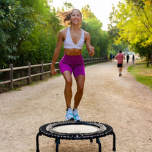 Disc-O-Bed JumpSport 350 PRO Lightweight 39-Inch Adults Fitness Trampoline & Handle Bar - 250151
