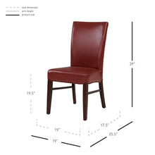 New Pacific Direct Milton Bonded Leather Dining Chair, (Set of 2) -  268239B-753