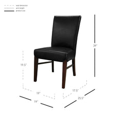 New Pacific Direct Milton Bonded Leather Dining Chair, (Set of 2)  - 268239B-771