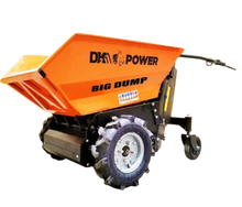 DK2 OPD811 8 cu. ft. 1100 lbs. Capacity Electric Powered Dump Cart with Auto-Stop Release and Brake New - OPD811