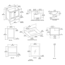 Blossom Geneva 30″ Bathroom Vanity - V8026 30 01