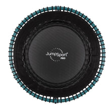 Disc-O-Bed JumpSport 350 Pro Fitness 39 Inch Cardio Workout Indoor Trampoline, Teal/Black - 318126