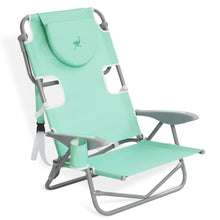 Disc-O-Bed On Your Back Folding Reclining Outdoor Camping Lawn Chair, Teal (4 Pack) - 323212