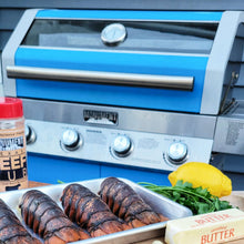 Monument Grills Classic 35633B Series | 4 Burner Propane Gas Grill in Blue - 35633B