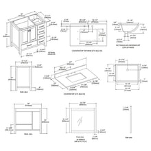Blossom Geneva 36″ Bathroom Vanity - V8026 36 25
