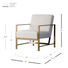 New Pacific Direct Francis Fabric Arm Chair  - 3900032-279