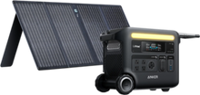 Anker SOLIX F2600 Power Station 2560Wh 2400W with 100W Solar Panel Manufacturer RFB - B1781111-F4