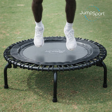 Disc-O-Bed JumpSport 550 Workout Rebounder for Adults, 44" | PRO CE | Mini Exercise Fitness Trampoline Jumper with Cables | Black - 414166