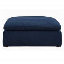 Sunset Trading Cloud Puff 4 Piece 132" Wide Slipcovered Modular Sectional Sofa with Ottoman - SU-1458-49-1C-2A-1O