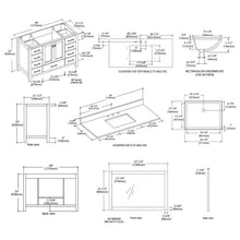 Blossom Geneva 48″ Bathroom Vanity - V8026 48 01