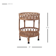 New Pacific Direct Dijon Rattan Cart -  4900032
