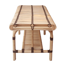 New Pacific Direct Baza Rattan Bench w/ Shelf  - 4900039