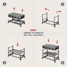 TYTUS Fresno 4-Burner Flat Top Griddle - TDT-471-0101