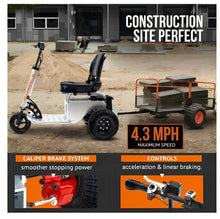 Super Handy GUO098 Compact Electric Tow Cart 2600 lb Towing Capacity 350 lb Load Capacity New