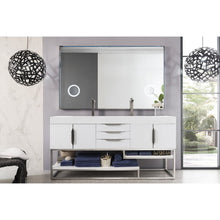 James Martin Vanities Columbia 72" Double Vanity - 388-V72D-AGR-MB-DGG