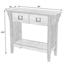 Butler Specialty Company Larina Burl 2- Drawer Console Table, Medium Brown  - 5217101