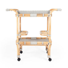 Butler Specialty Selena Rattan Bar Cart
