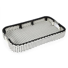 Butler Specialty Company Selena & Rattan Bar Cart, Black and White, Natural -  5397295
