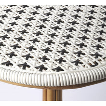 Butler Specialty Company Tenor & Rattan Bistro Table, White  - 5400295