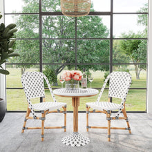 Butler Specialty Company Tenor & Rattan Bistro Table, White  - 5400295