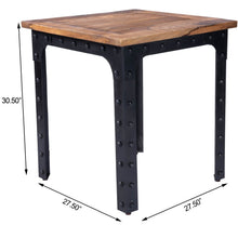 Butler Specialty Company River Wood & Metal Dining Table, Natural Wood  - 5493330