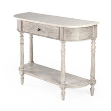 Butler Specialty Company Danielle Marble 40"" one- drawer Console Table, Gray  - 5517329