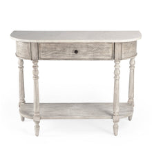 Butler Specialty Company Danielle Marble 40"" one- drawer Console Table, Gray  - 5517329