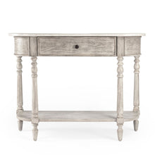 Butler Specialty Company Danielle Marble 40"" one- drawer Console Table, Gray  - 5517329