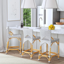 Butler Specialty Company Creanly Rattan 25"" Counter Stool, Gray  - 5603423