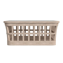 Butler Specialty Company Monhegan Outdoor Teak and Marble Coffee Table, Light Brown  - 5666436