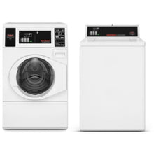 Speed Queen SFNNYASP118TW01 27 Inch Commercial Front Load Washer & Speed Queen SDENYRGS176TW01 27 Inch Commercial Dryer - Speed Queen-SFNNYASP118TW01-SDENYRGS176TW01