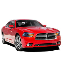 Auxbeam LED Headlight Assembly RGB Dual Beam Projector Black For 2011-2014 Dodge Charger(LD) - GD002676