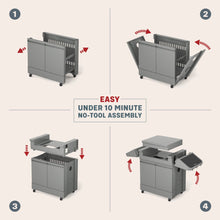TYTUS Emberwood Grill and Prep Cart - TDT-GHS-XLCT