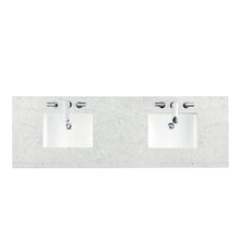 James Martin Vanities Savannah 72" Bright White Double Vanity - 238-104-V72-BW-3AF