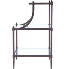 Butler Specialty Company Peninsula Metal & Glass Side Table, Bronze -  7015030