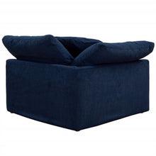 Sunset Trading Cloud Puff 4 Piece 132" Wide Slipcovered Modular Sectional Sofa with Ottoman - SU-1458-49-1C-2A-1O