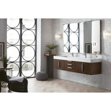 James Martin Vanities Mercer Island 72" Double Vanity - 389-V72D-AGR-G-DGG