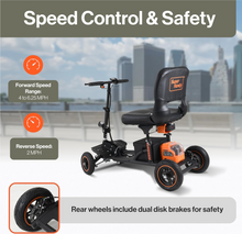 Super Handy GUT161 Electric Mobility Scooter Pro 48V 2Ah 500W 6.25 MPH Max Speed 12.5 Mile Range New - GUT161